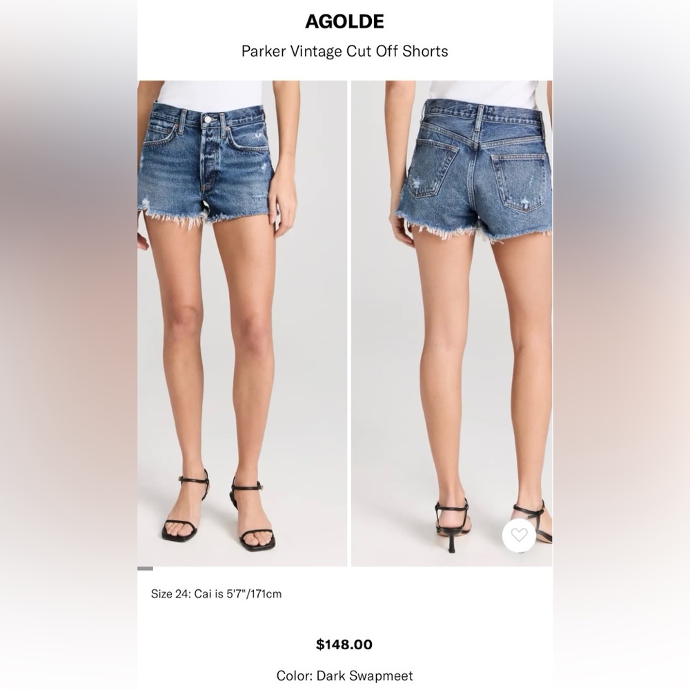 Agolde Parker Shorts